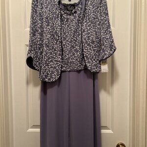 Alex Evenings Formalwear Women's 3-Piece Pantsuit - Petite Medium - Lavender